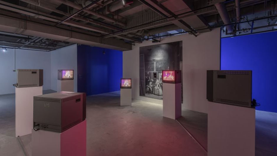 Installation view of Katsuhiro Yamaguchi’s Las Meninas, 1974-1975. Image courtesy of OCAT Shanghai.